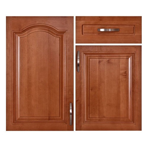 Honey natural wooden cabinets