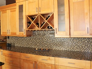 complete home decor kitchen island splash wall