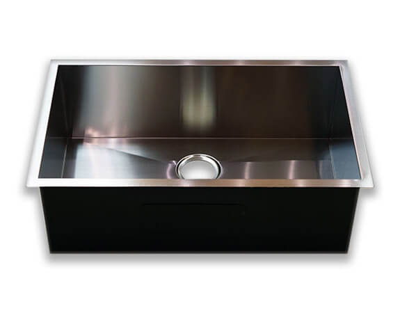 KSink-28in Single Bowl 0 radius