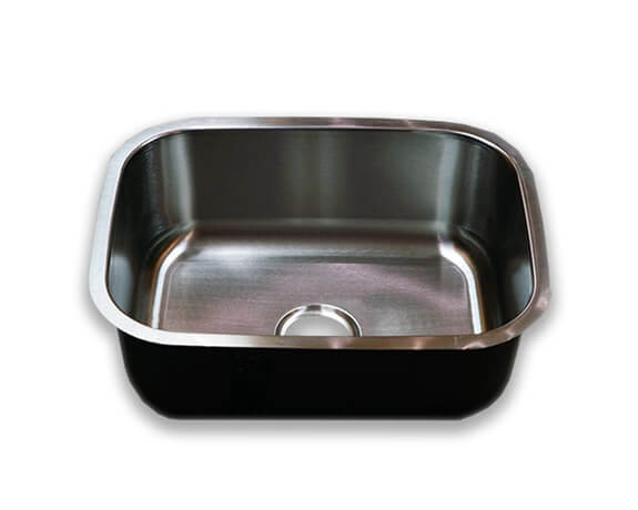 KSink-21in Single Bowl 2in Radius